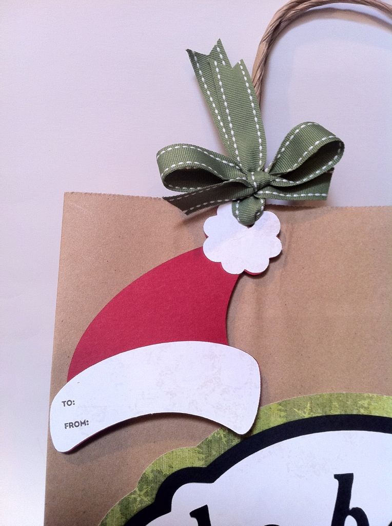 Courtney Lane Designs Ho Ho Ho bag made using the Tis the Season